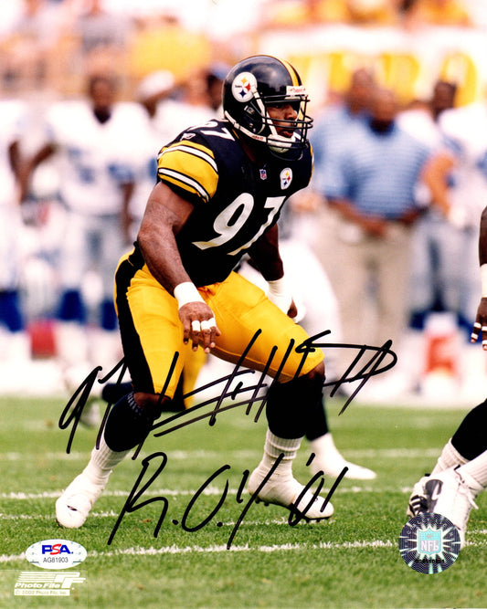 Kendrell Bell autographed signed inscribed 8x10 photo Pittsburgh Steelers PSA