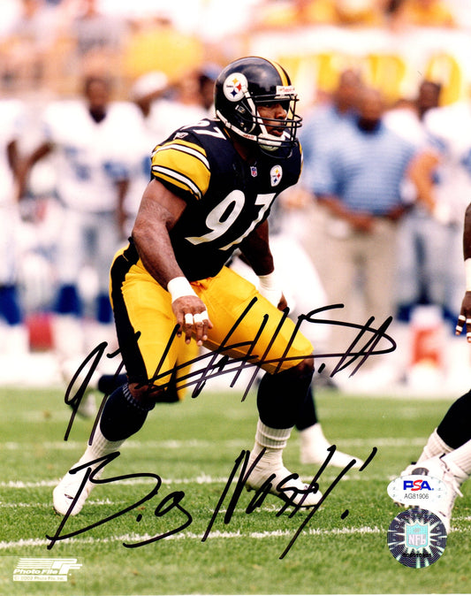 Kendrell Bell autographed signed inscribed 8x10 photo Pittsburgh Steelers PSA