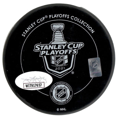 Ondrej Palat autograph inscribed Stanley Cup puck Tampa Bay Lightning JSA COA