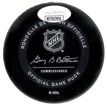 Ondrej Palat autograph signed Official Game puck Tampa Bay Lightning JSA Witness