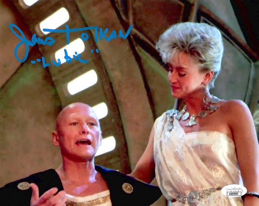 James Tolkan signed inscribed 8x10 photo Masters of the Universe JSA COA Lubic