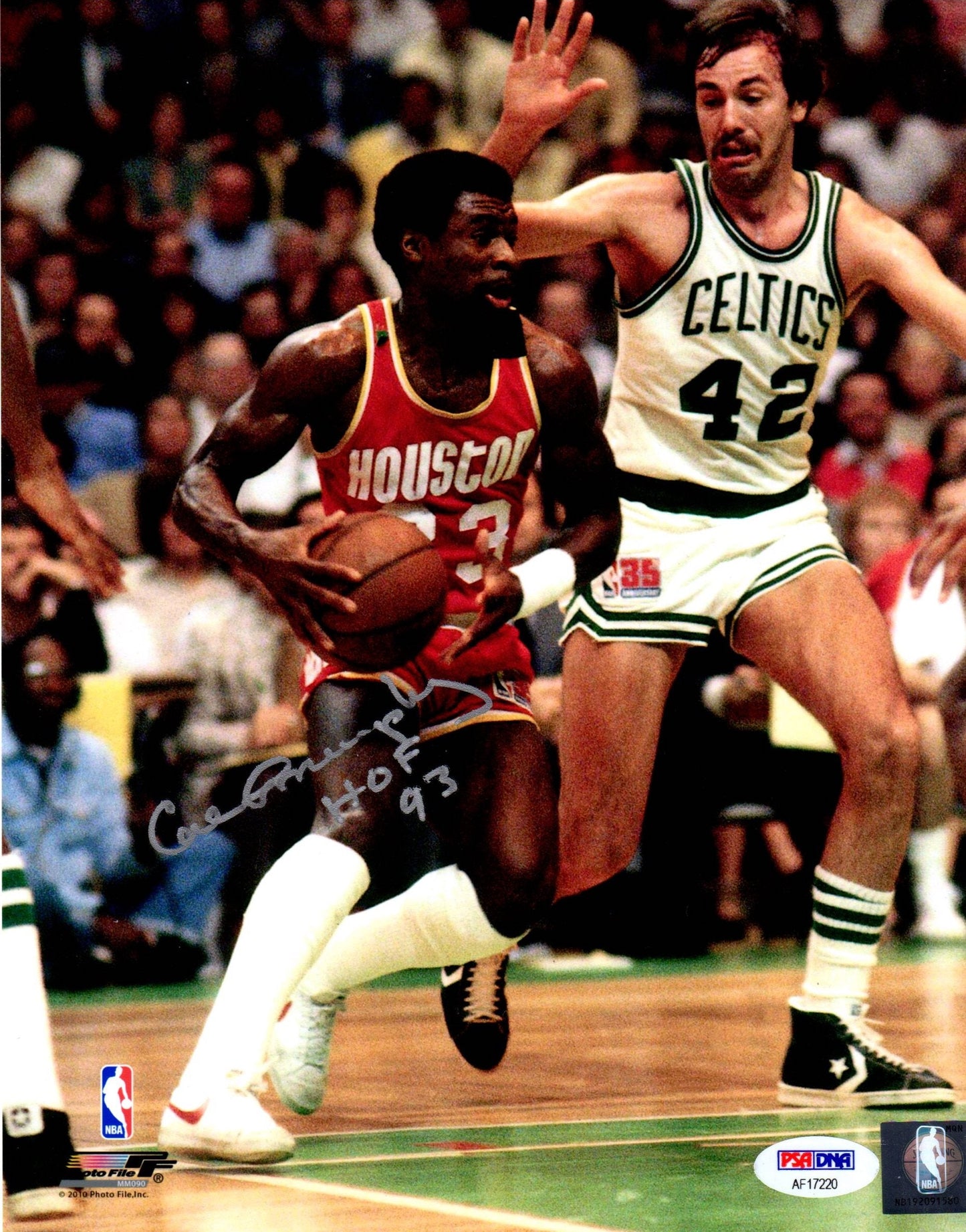 Calvin Murphy autographed signed 8x10 photo NBA Houston Rockets PSA COA