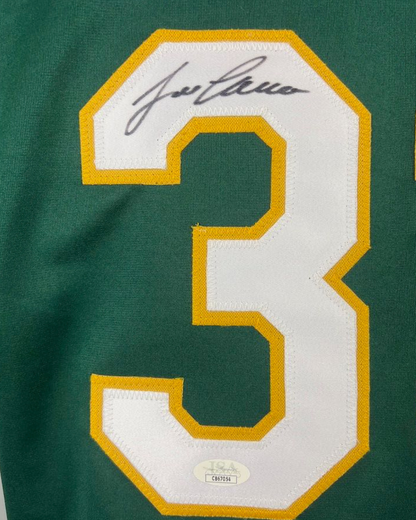 Oakland Athletics Jose Canseco Autographed Signed Professional STAT Jersey JSA COA