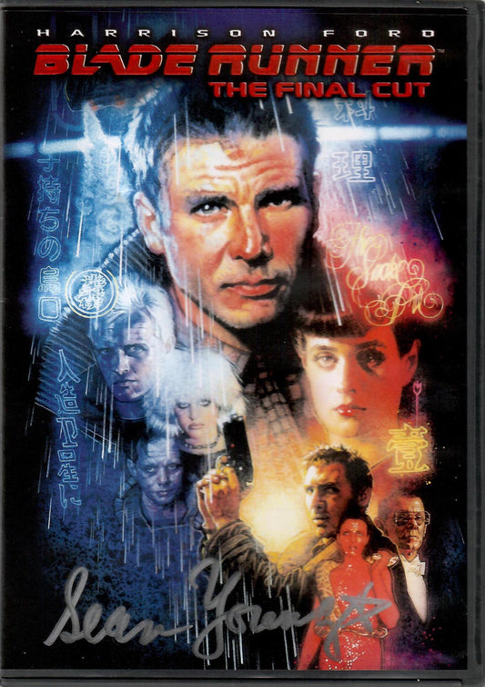 Sean Young autographed DVD cover Blade Runner PSA ITP Rachel
