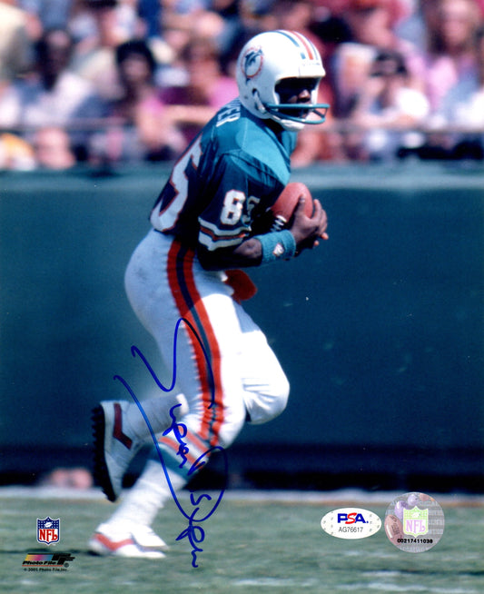 Mark Duper autographed signed 8x10 photo NFL Miami Dolphins PSA COA