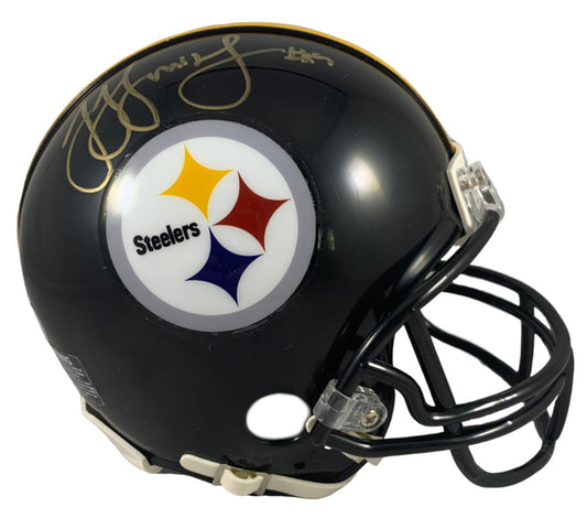 Juju Smith Schuster autographed signed Mini Helmet Pittsburgh Steelers PSA COA