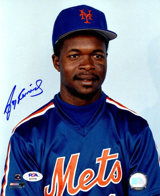 Tony Fernandez autographed signed 8x10 photo MLB New York Mets PSA COA