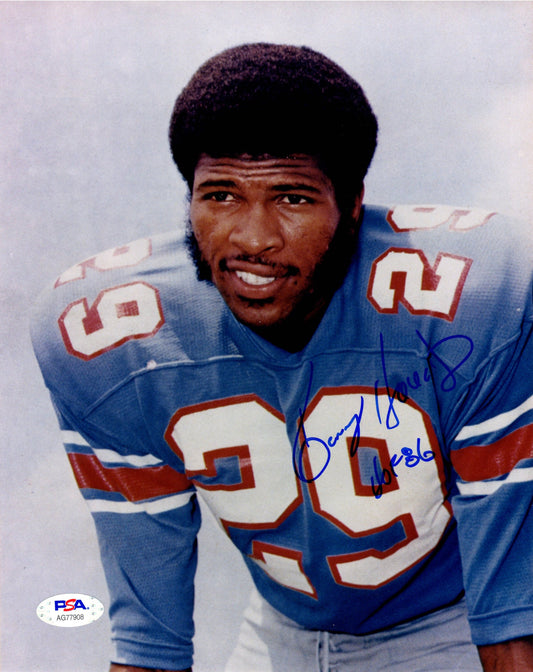 Kenny Houston autographed signed inscribed 8x10 photo NFL Houston Oilers PSA COA
