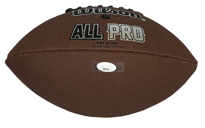 Adrian Peterson autographed signed football NFL Minnesota Vikings JSA COA