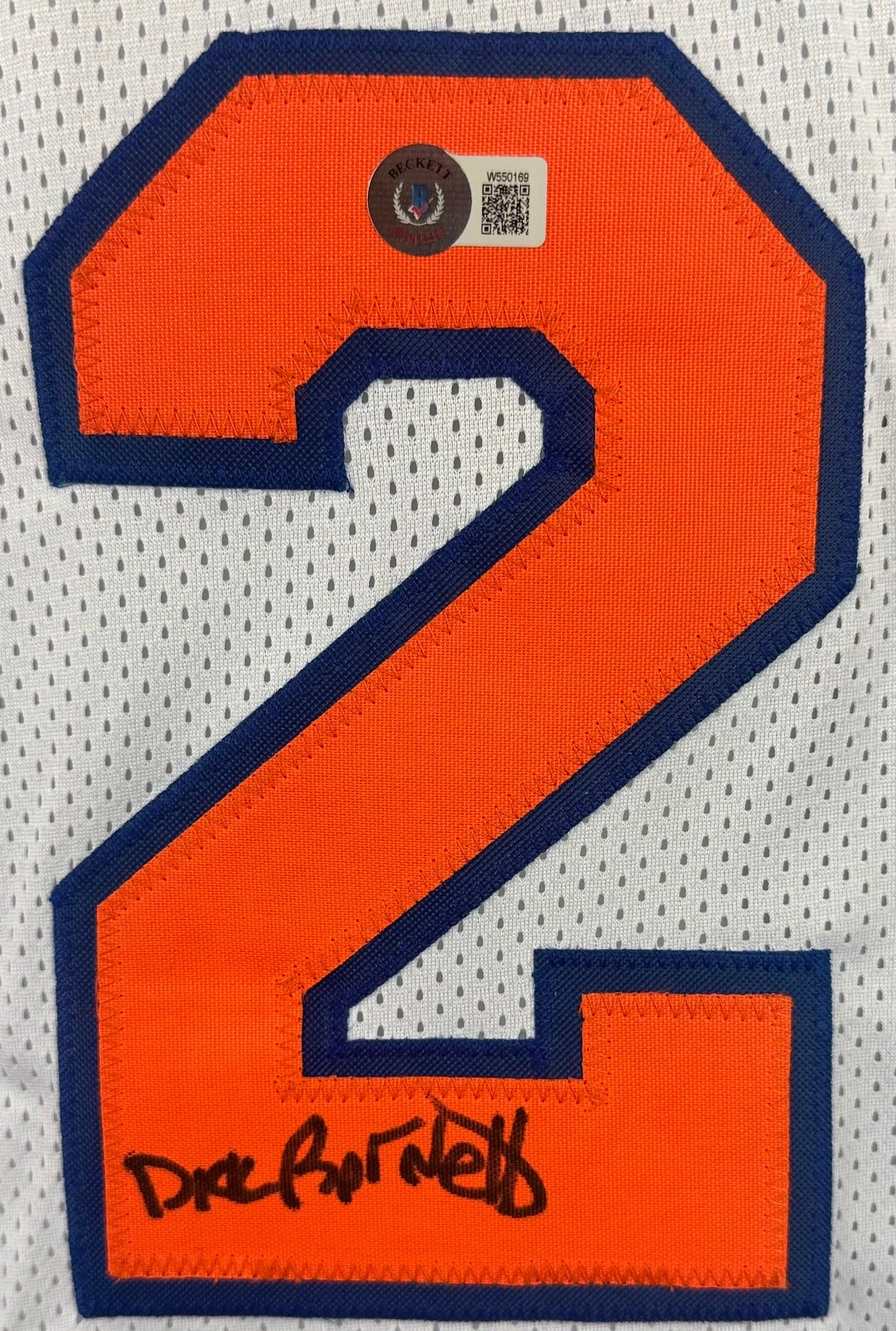 Dick Barnett autographed signed jersey NBA New York Knicks JSA COA