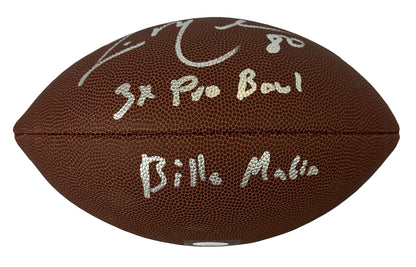 Eric Moulds autographed signed inscribed football Buffalo Bills JSA COA