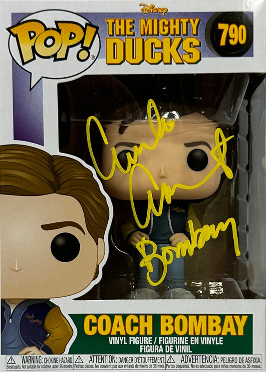 Emilio Estevez autographed signed inscribed Funko Pop JSA COA The Mighty Ducks