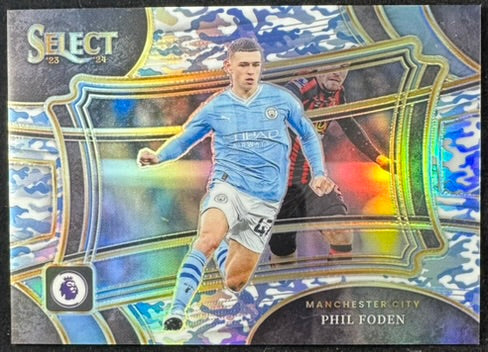 Phil Foden 2023-24 Panini Select #241 Winter Camo /110 Prizm