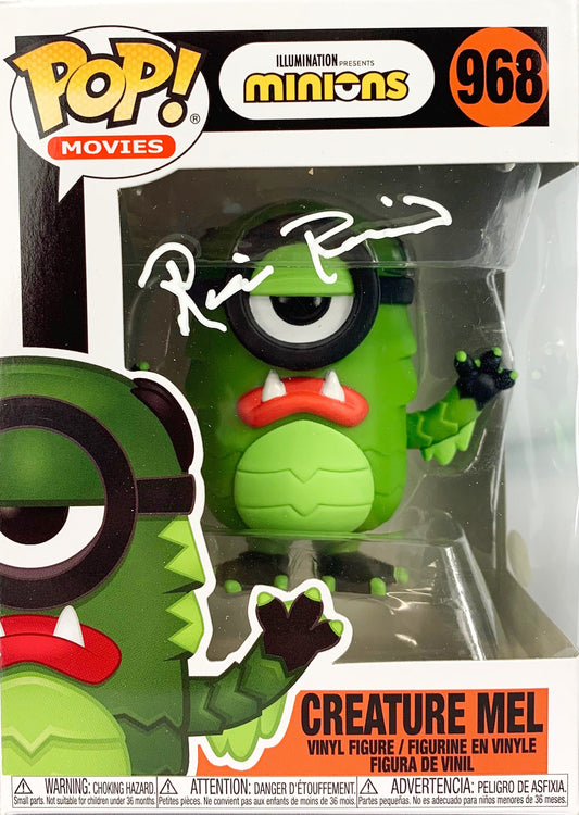 Ricou Browning signed Funko Pop Minions JSA COA Creature from the Black Lagoon