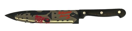 Feldman & White autographed signed inscribed knife Halloween Michael Myers JSA