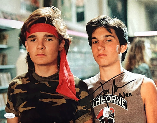 Jamison Newlander autographed signed inscribed 11x14 photo JSA Lost Boys Alan