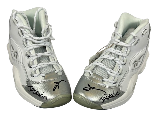 Allen Iverson Jadakiss dual signed 25th Anniversary Sneaker pair JSA COA