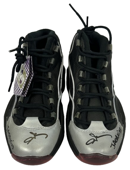 Allen Iverson Jadakiss dual signed "Jadakiss" AI Sneaker pair JSA COA