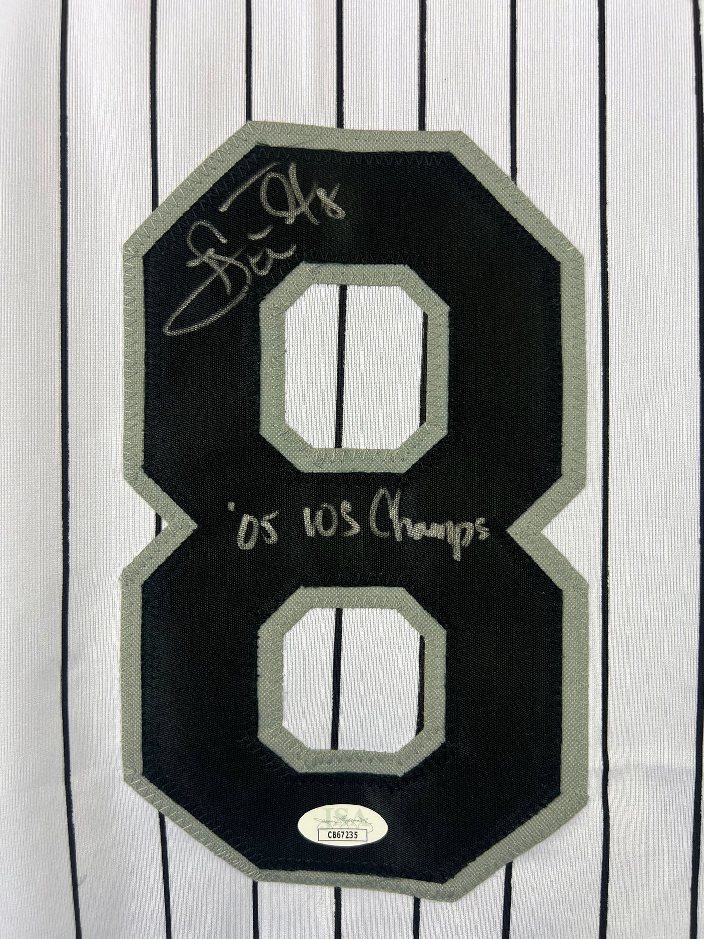 Carl Everett autographed signed inscribed jersey MLB Chicago White Sox JSA COA