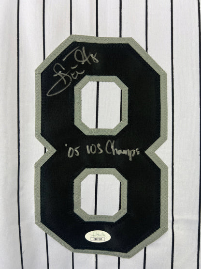 Carl Everett autographed signed inscribed jersey MLB Chicago White Sox JSA COA
