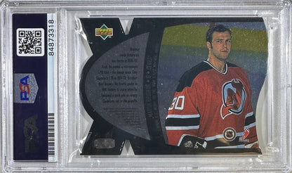 Martin Brodeur auto card Upper Deck #27 1997 New Jersey Devils PSA Encap