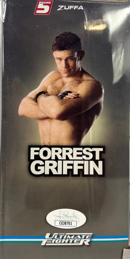 Forrest Griffin autographed inscribed signed figure UFC JSA COA