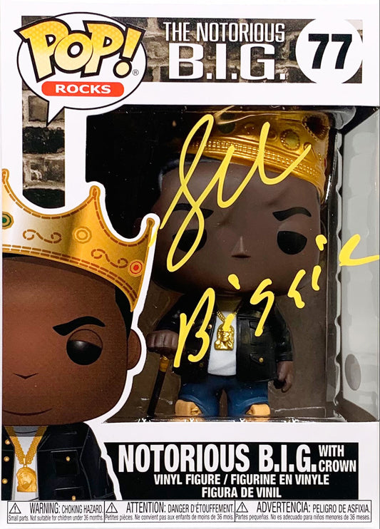 Jamal Woolard autographed signed inscribed Funko Pop #77 JSA Witness Biggie