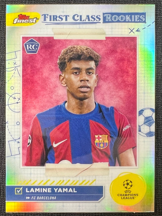 Lamine Yamal 2023-24 Topps Finest First Class Rookies RC #FR-1