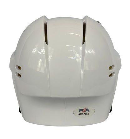 Andrei Kuzmenko autographed signed mini helmet NHL Vancouver Canucks PSA