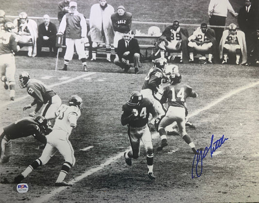 YA Tittle autographed signed 11x14 photo NFL New York Giants PSA COA HOF