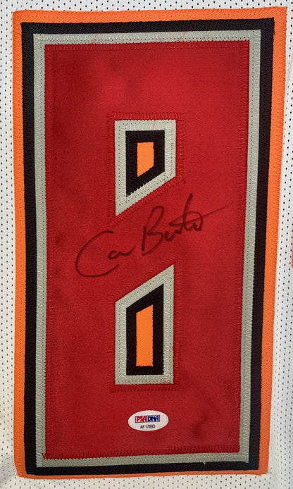 CAMERON BRATE SIGNED CUSTOM WHITE PRO STYLE AUTOGRAPHED JERSEY PSA COA