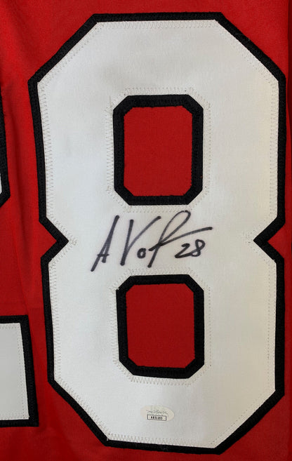Anton Volchenkov autographed signed jersey NHL New Jersey Devils JSA COA