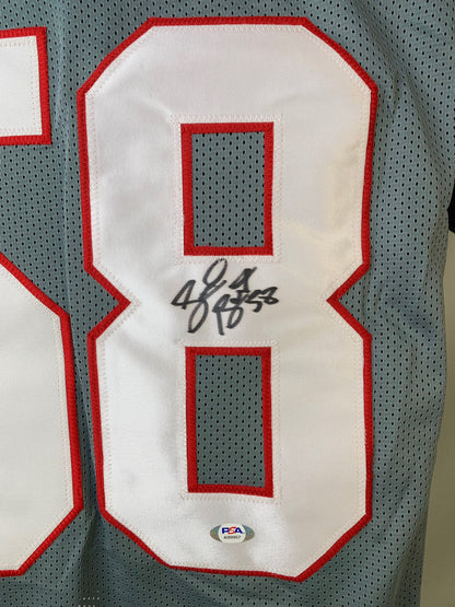 SHAQUIL BARRETT SIGNED CUSTOM GREY PRO STYLE AUTOGRAPHED JERSEY PSA COA