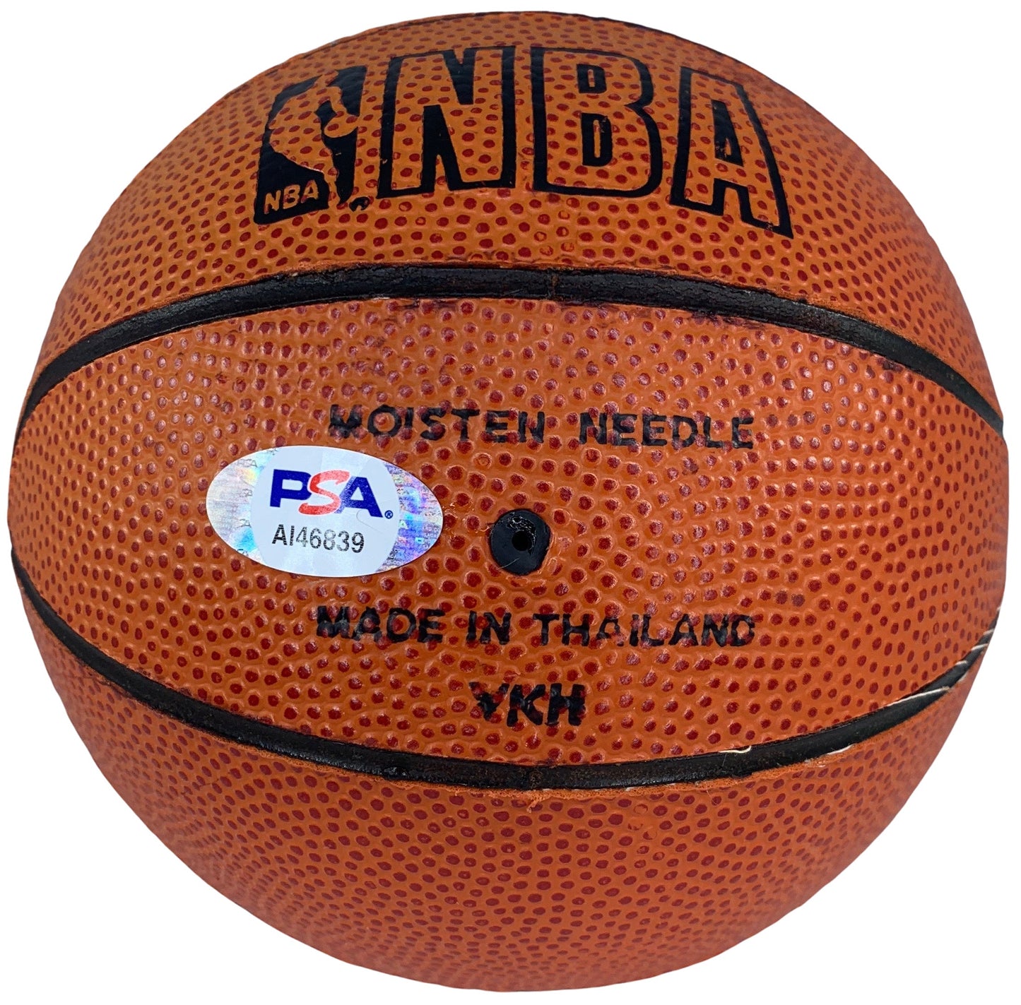 Allen Iverson autograph signed authentic mini basketball Philadelphia 76ers PSA
