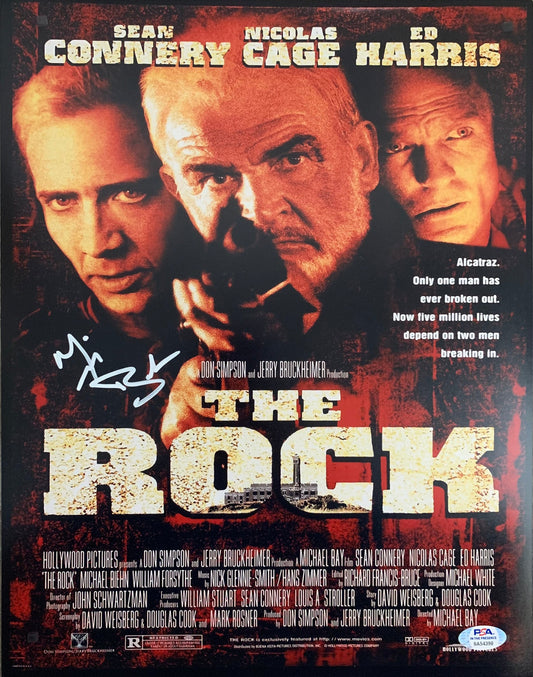 Michael Biehn autographed signed 11x14 photo The Rock PSA COA Terminator Aliens