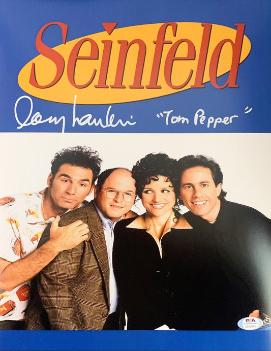 Larry Hankin autograph signed inscribe 11x14 Jerry Seinfeld photo PSA Tom Pepper