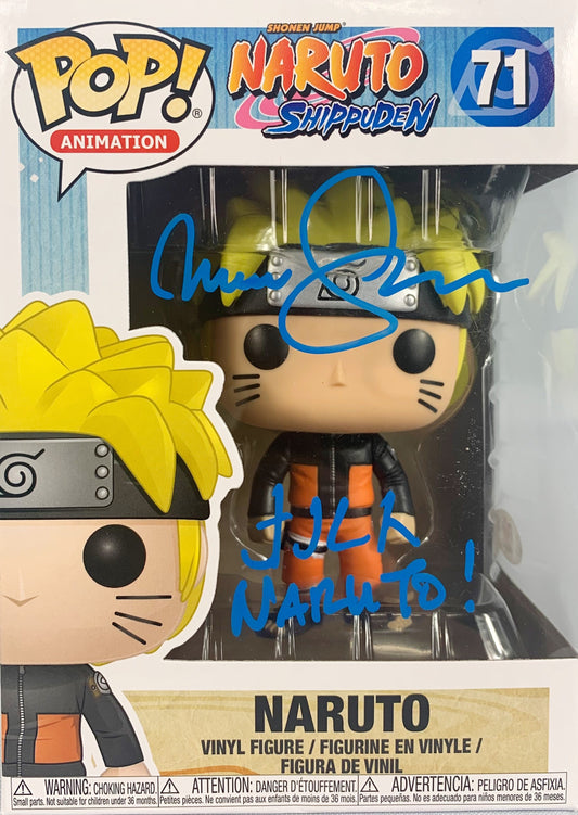 Maile Flanagan Naruto autographed inscribed Funko Pop 71 PSA COA Rare Japanese