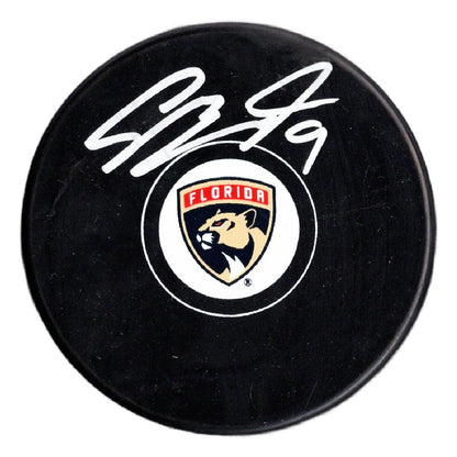 Sam Bennett autographed signed puck NHL Florida Panthers JSA COA