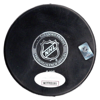 Sam Reinhart autographed signed puck NHL Florida Panthers JSA COA