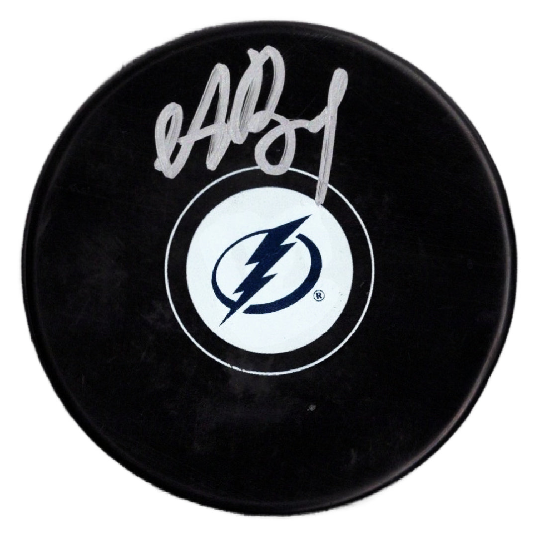 Andrei Vasilevskiy autographed signed puck Tampa Bay Lightning JSA COA