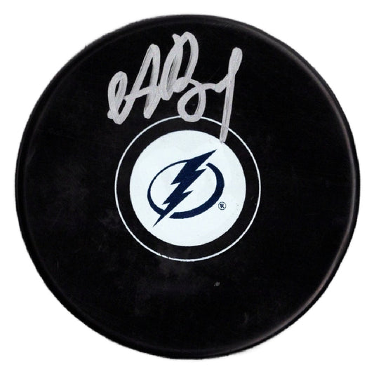 Andrei Vasilevskiy autographed signed puck Tampa Bay Lightning JSA COA