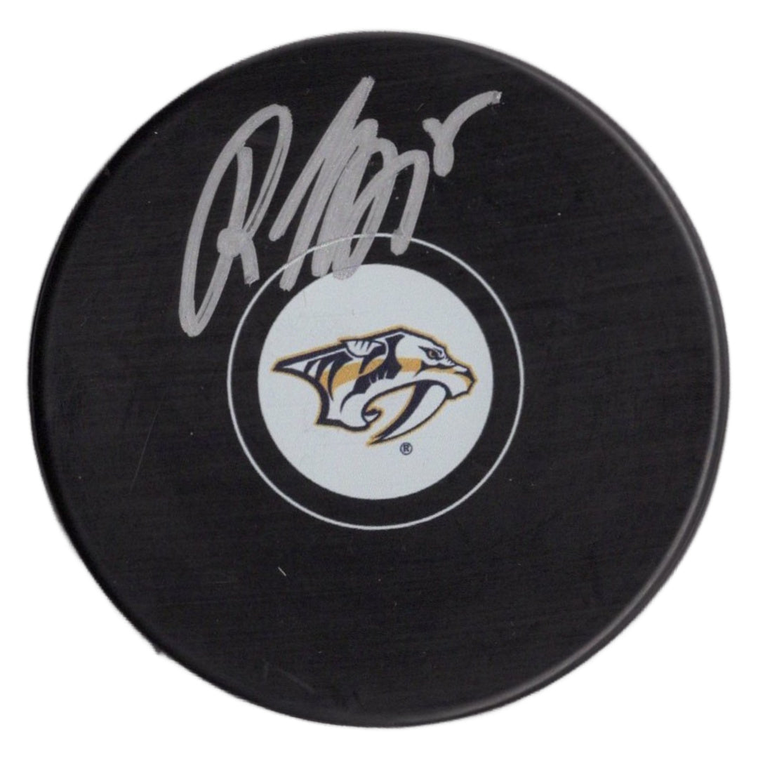 Roman Josi autographed signed puck NHL Nashville Predators JSA COA