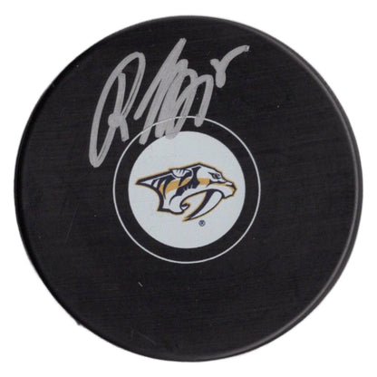 Roman Josi autographed signed puck NHL Nashville Predators JSA COA