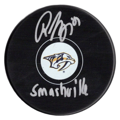 Roman Josi inscribed signed puck NHL Nashville Predators JSA COA