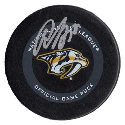 Roman Josi autographed signed Official Game puck NHL Nashville Predators JSA COA