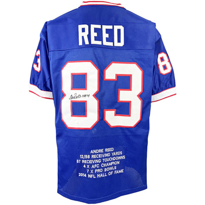 Andre Reed autographed signed inscribed jersey NFL Buffalo Bills JSA COA