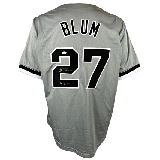 Geoff Blum autographed signed inscribed professional jersey JSA COA
