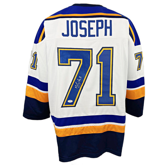 Mathieu Joseph autographed signed professional jersey JSA COA