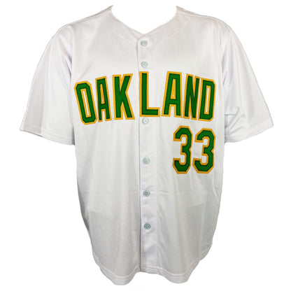 Jose Canseco autographed signed professional jersey JSA COA