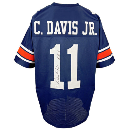 Chris Davis Jr autographed signed inscribed college jersey JSA COA